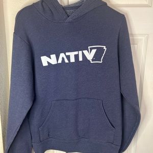 ARKANSAS NATIV Vintage blue hoodie!